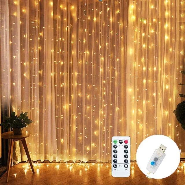 USB-Lichterkette mit Fernbedienung – 3/4/6 m, LED, warmweiß/bunt, wasserdicht IP65, USB 5V, ideal für Urlaub, Hochzeit, Schlafzimmer & Weihnachtsdekoration