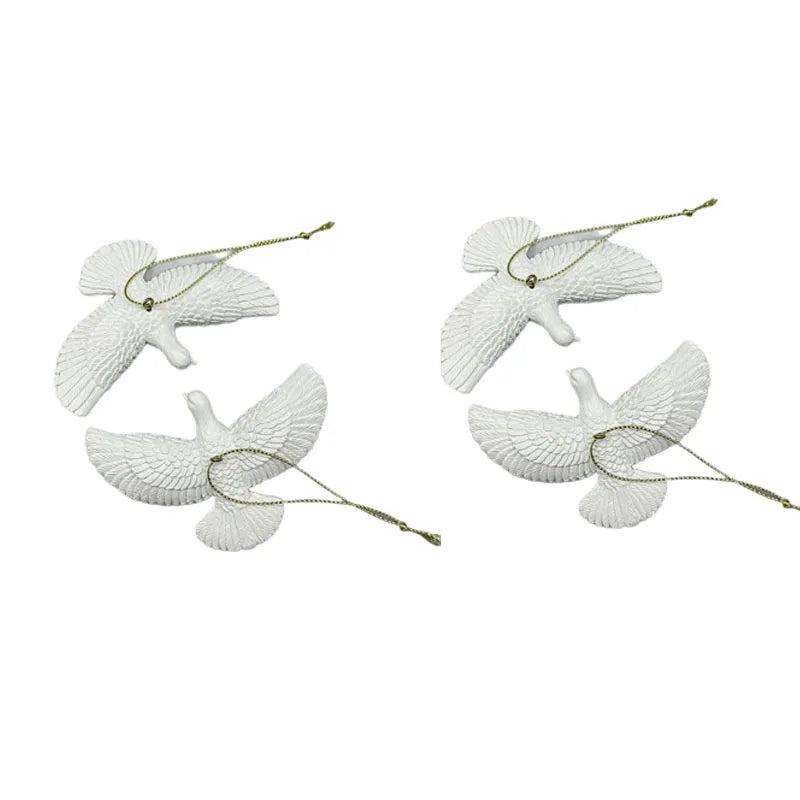 1/2/4 Weihnachtsdekorationen im Taubenstil – Freundschaftstauben – Kreative Dekorationen für Weihnachtsfeiern und Veranstaltungsorte