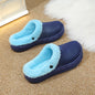 Unisex Winter Hausschuhe – Rutschfeste, Gepolsterte EVA-Sohle, Warmes Geschlossenes Design – Bequeme Slip-On Schuhe für Innen & Außen, Leicht zu Reinigen