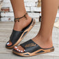 Damen Slip-On Zehentrenner – Weiße Sommer-Flip-Flops mit Rutschfester Gummisohle & Gepolsterter Innensohle, Leichte Strand- und Pool Sandalen
