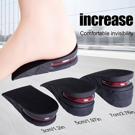 Unisex Einlegesohlen mit Luftpolster – Abnehmbare Höhensteigerung, Stoßdämpfung & Komfort für Sport und Alltag