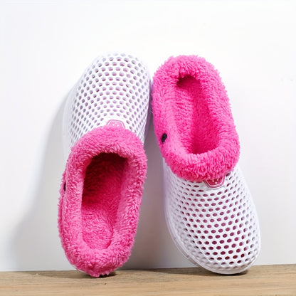 Unisex Winter Hausschuhe – Rutschfeste, Gepolsterte EVA-Sohle, Warmes Geschlossenes Design – Bequeme Slip-On Schuhe für Innen & Außen, Leicht zu Reinigen