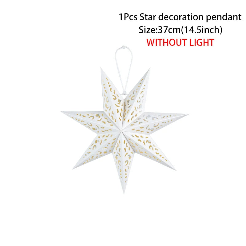 Hohl Stern Papier Stern Laterne Lampenschirm Ramadan Kareem Dekoration Islamischen Muslimischen Partei Liefert Eid Mubarak Hängen Dekorationen