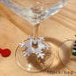 Weihnachten Wein Glas Dekorationen Santa Claus Schneemann Elch Wein Tasse Ring Neue Jahr Weihnachten Party Hause Tisch Dekoration Weihnachten Geschenke