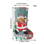 Weihnachtsstrümpfe Set Weihnachtsmann Schneemann Socke Weihnachtsschmuck Plüsch Weihnachtsmann/Schneemann/Bär/Elch für Navidad CandyGift Bag Party