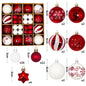 44Pcs 3/6CM Weihnachten Ball – Weihnachtsbaum Dekoration Ornamente für Wohnkultur, Halloween, Neujahr, Navidad Anhänger & Ball Zubehör
