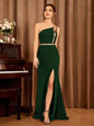 Mgiacy Sequin ribbon slit backless elegant evening gown Ball dress Party dress Bridesmaid dress