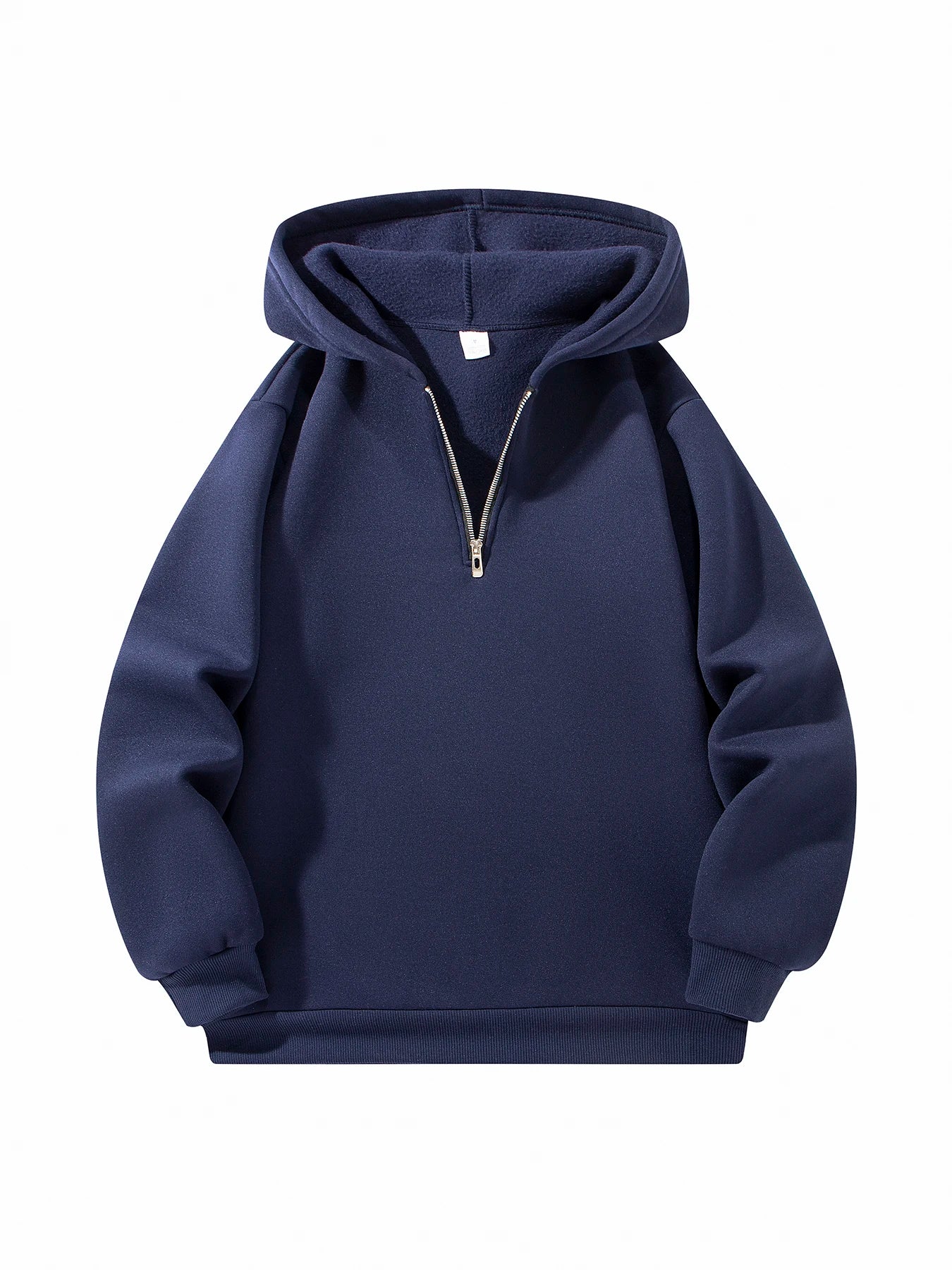 Men's Casual Sweatshirt Hoodies Long Sleeve Stand Collar Half Zipper Pullover Solid Sweatshirt Autumn Outdoor Streetwear for Men