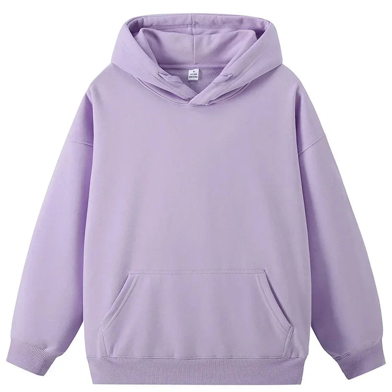 Loose Fit Hoodie Sweatshirt 45 Cotton Couples Matching Unisex Autumn Colors for Men And Women Restaurant Casual Wear