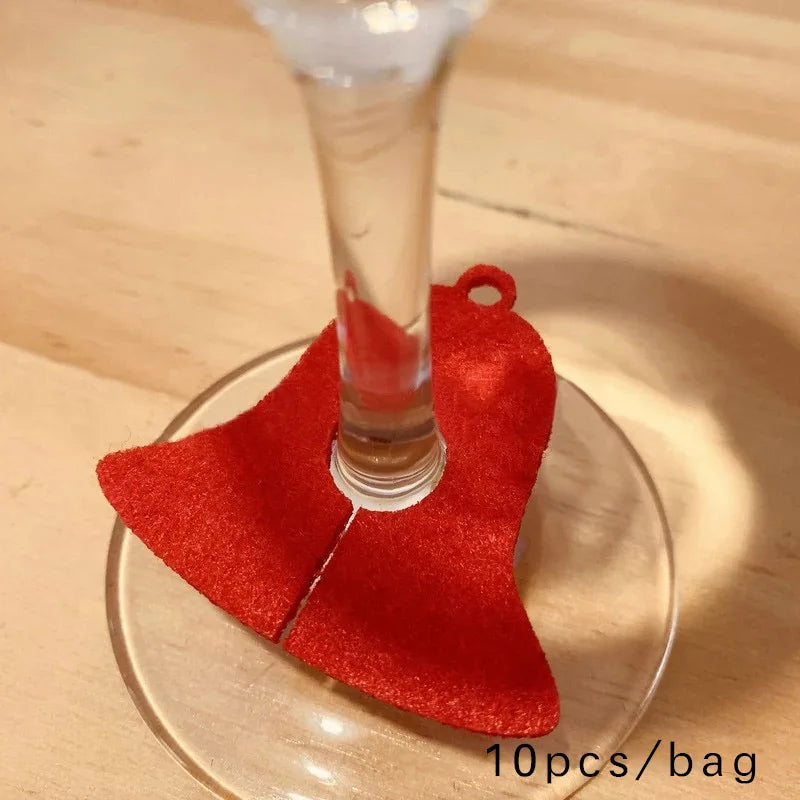 Weihnachten Wein Glas Dekorationen Santa Claus Schneemann Elch Wein Tasse Ring Neue Jahr Weihnachten Party Hause Tisch Dekoration Weihnachten Geschenke