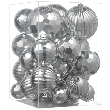 24/30 Stück 6CM Weihnachten Kugeln Dekoration – Weihnachtsbaum Ornamente Ball Anhänger für Haus & Zimmer Dekor  Neujahr Navidad