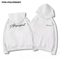 White Gray Letter Print Hooded Hoodie Men Women Autumn Winter 2025 New Fashion Loose Casual Y2K Tops Men Cotton Warm Sweatshirt