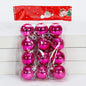 12 stücke 3 cm Weihnachten Ball Weihnachten Baum Ornament Hängen Anhänger Glitter Baubles Kugeln Hause Weihnachten Dekoration Neue Jahr geschenk