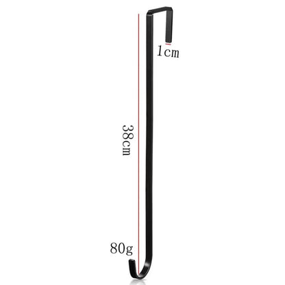 Kranz-Aufhänger für Haustür – Metall Türhaken für Oster-, Weihnachts- & Halloween-Dekoration