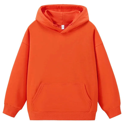 Loose Fit Hoodie Sweatshirt 45 Cotton Couples Matching Unisex Autumn Colors for Men And Women Restaurant Casual Wear