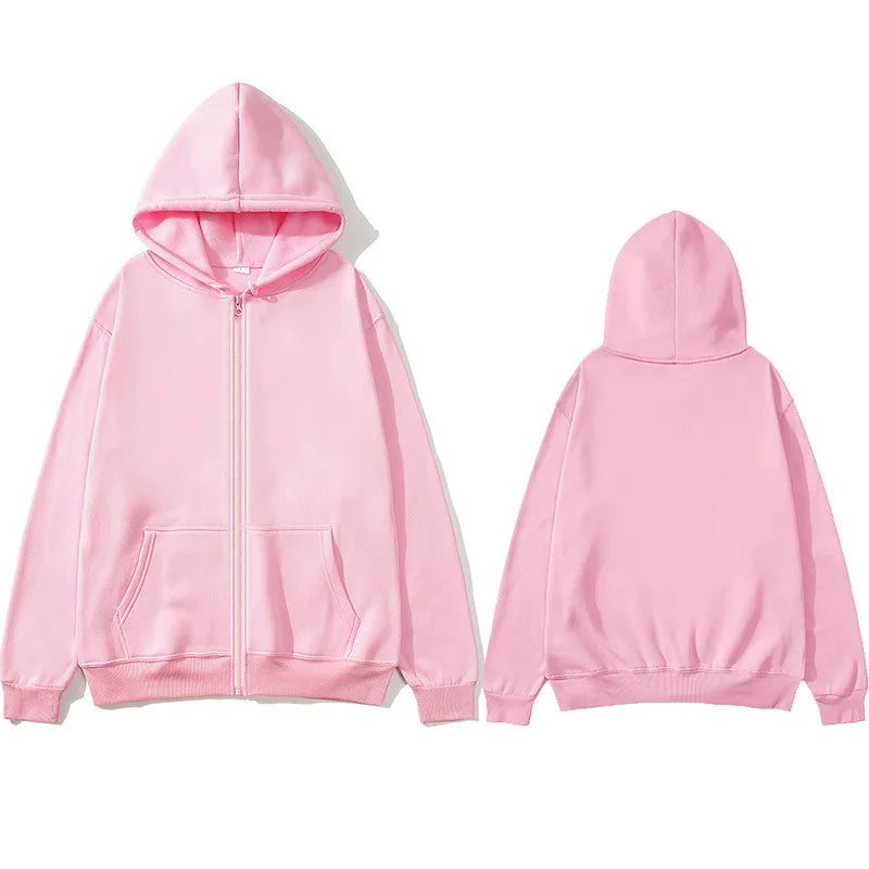 Fashion Casual Black Gray Blue Zipper Hoodie Hip Hop Street Wear Sweatshirts Skateboard Men/Woman Pullover Hoodies Male Hoodie