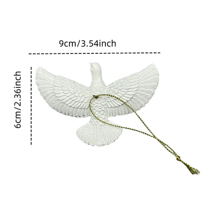 1/2/4 Weihnachtsdekorationen im Taubenstil – Freundschaftstauben – Kreative Dekorationen für Weihnachtsfeiern und Veranstaltungsorte