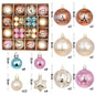 44Pcs 3/6CM Weihnachten Ball – Weihnachtsbaum Dekoration Ornamente für Wohnkultur, Halloween, Neujahr, Navidad Anhänger & Ball Zubehör