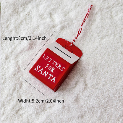 Weihnachtsdekoration, kleiner Anhänger, Soldat, Weihnachtsmann, doppelseitiges Eisenblech, Eisenkunst, Weihnachtsdekoration, Anhänger