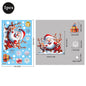 Weihnachten Fenster Statische Klampft Schneemann Santa Claus Schneeflocke Rentier Nette Weihnachten Dekoration Aufkleber Aufkleber Hause Ornamente Liefert