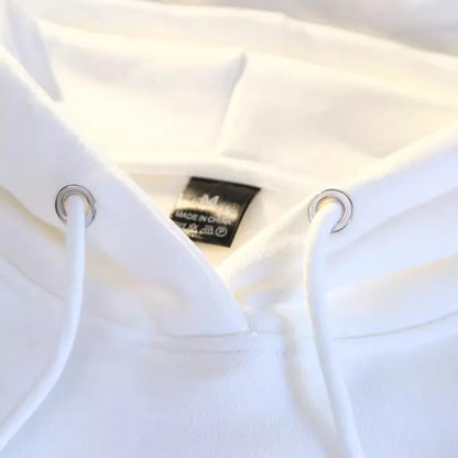 White Gray Letter Print Hooded Hoodie Men Women Autumn Winter 2025 New Fashion Loose Casual Y2K Tops Men Cotton Warm Sweatshirt