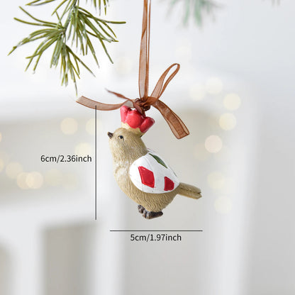 1 weihnachtlicher Schaukelpferdekranz aus Kunstharz, dekorativer Anhänger für Fensterdekorationen für den Innenbereich, festliche Party-Ornamente