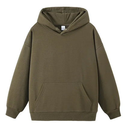 Loose Fit Hoodie Sweatshirt 45 Cotton Couples Matching Unisex Autumn Colors for Men And Women Restaurant Casual Wear