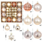44Pcs 3/6CM Weihnachten Ball – Weihnachtsbaum Dekoration Ornamente für Wohnkultur, Halloween, Neujahr, Navidad Anhänger & Ball Zubehör