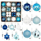44Pcs 3/6CM Weihnachten Ball – Weihnachtsbaum Dekoration Ornamente für Wohnkultur, Halloween, Neujahr, Navidad Anhänger & Ball Zubehör