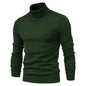 Herren Rollkragenpullover – Slim Fit, Warm & Weich, Einfarbig – Winter 2025 Strickpullover für Alltag & Freizeit.