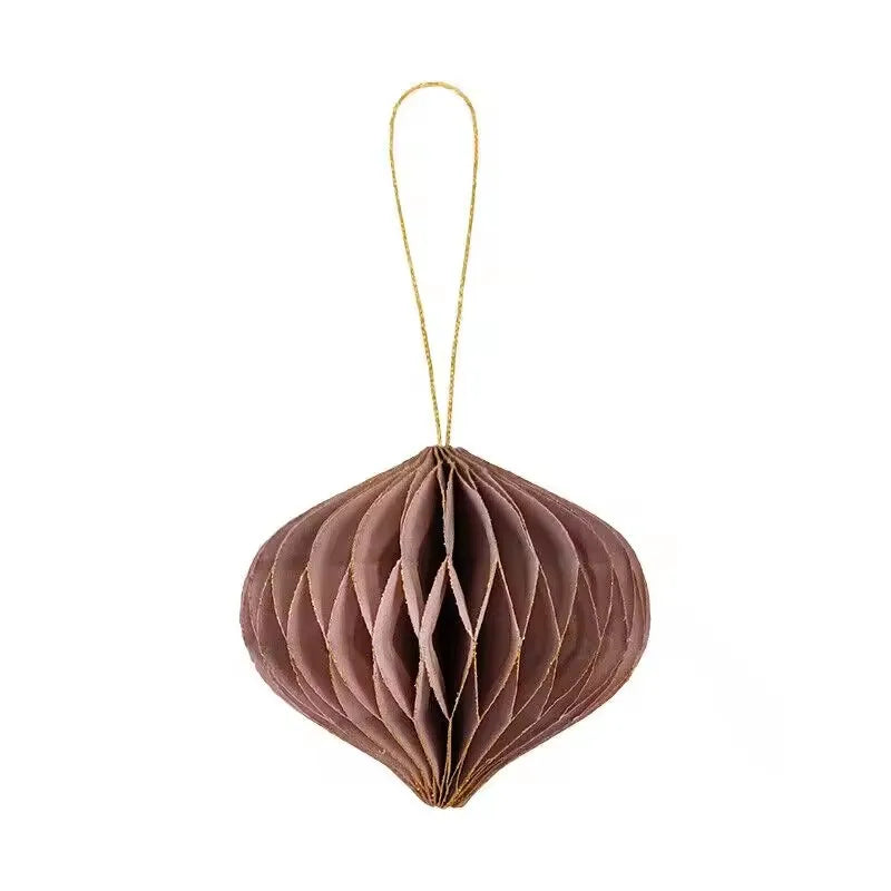 6Pcs Waben Ball Dekoration Neue Dekoration Anhänger Hochzeit Dekoration Mini Anhänger Weihnachten Baum Dekoration Ball