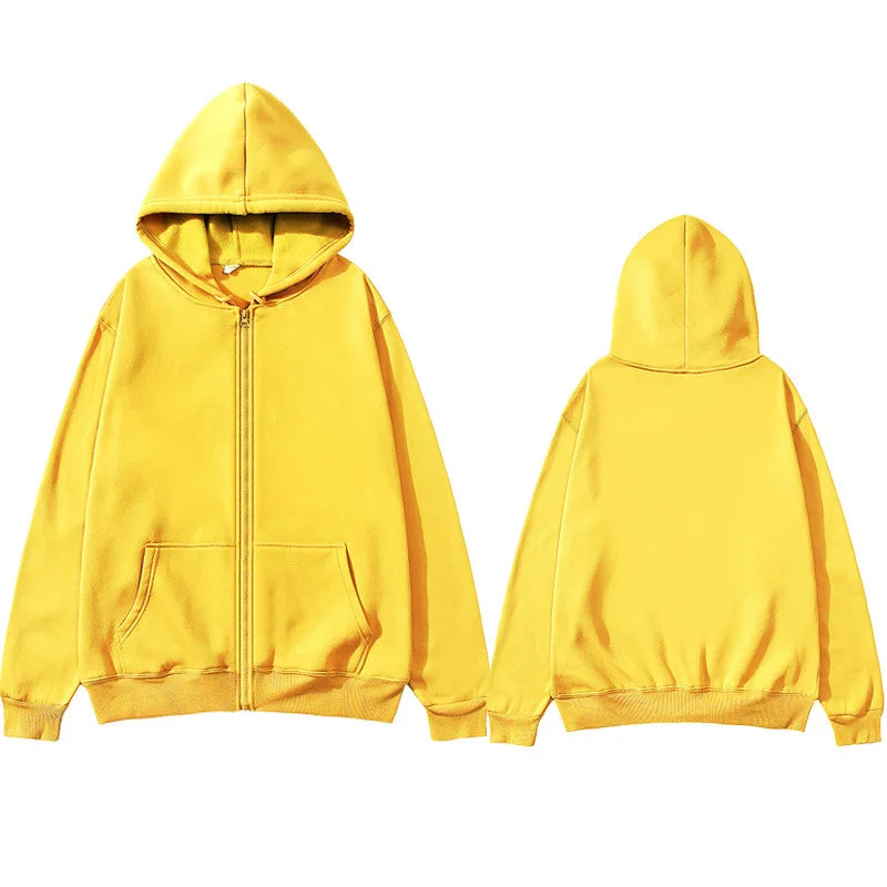 Fashion Casual Black Gray Blue Zipper Hoodie Hip Hop Street Wear Sweatshirts Skateboard Men/Woman Pullover Hoodies Male Hoodie