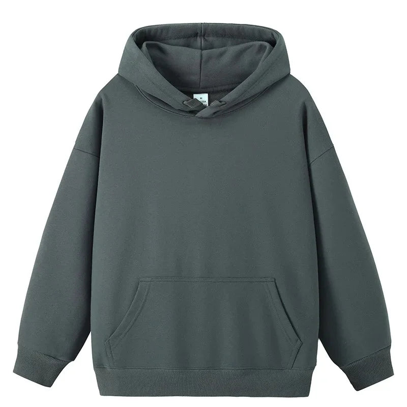 Loose Fit Hoodie Sweatshirt 45 Cotton Couples Matching Unisex Autumn Colors for Men And Women Restaurant Casual Wear