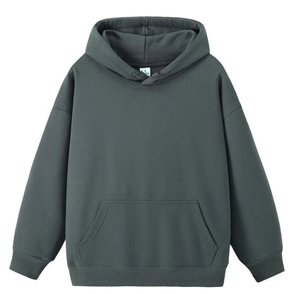 Loose Fit Hoodie Sweatshirt 45 Cotton Couples Matching Unisex Autumn Colors for Men And Women Restaurant Casual Wear