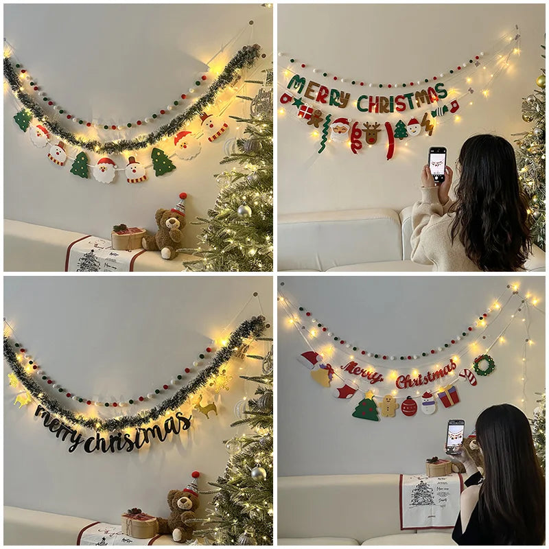 Weihnachtsanhänger zum Aufhängen, Weihnachtsdekoration, Anhänger, Weihnachten, DIY, Festival, Dekoration, Neujahr 2026, Weihnachtsgirlande, Navidad