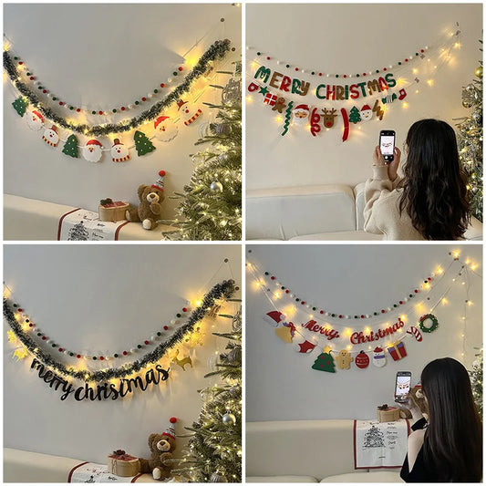 Weihnachtsanhänger zum Aufhängen, Weihnachtsdekoration, Anhänger, Weihnachten, DIY, Festival, Dekoration, Neujahr 2026, Weihnachtsgirlande, Navidad