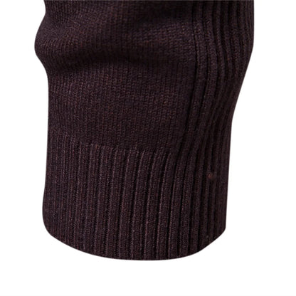 Herren Rollkragenpullover – Slim Fit, Warm & Weich, Einfarbig – Winter 2025 Strickpullover für Alltag & Freizeit.