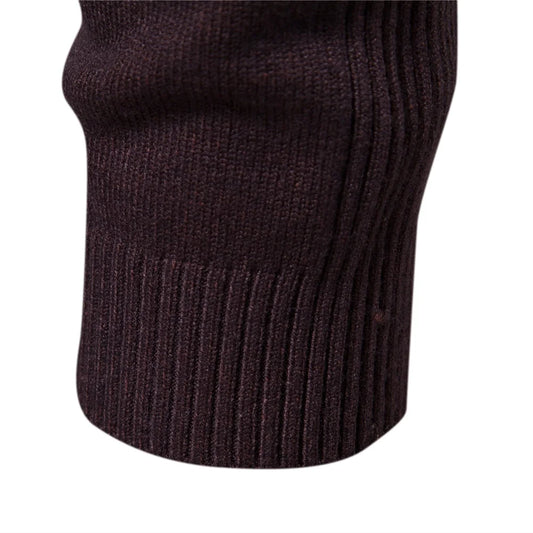 Herren Rollkragenpullover – Slim Fit, Warm & Weich, Einfarbig – Winter 2025 Strickpullover für Alltag & Freizeit.