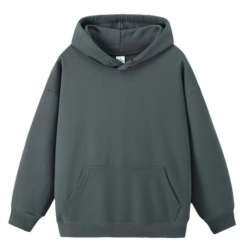 Loose Fit Hoodie Sweatshirt 45 Cotton Couples Matching Unisex Autumn Colors for Men And Women Restaurant Casual Wear