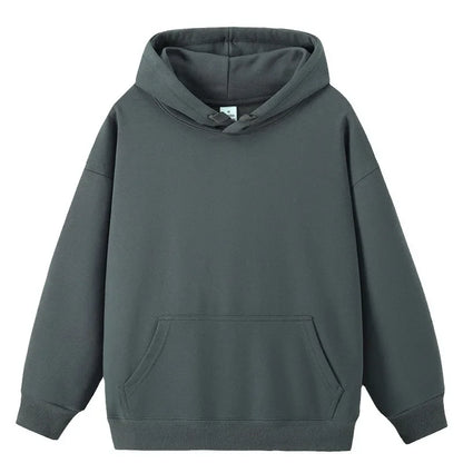 Loose Fit Hoodie Sweatshirt 45 Cotton Couples Matching Unisex Autumn Colors for Men And Women Restaurant Casual Wear