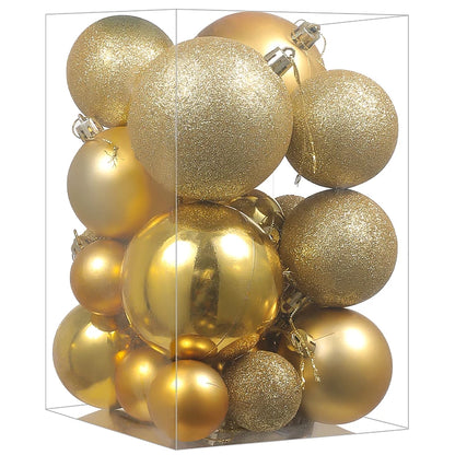 24/30 Stück 6CM Weihnachten Kugeln Dekoration – Weihnachtsbaum Ornamente Ball Anhänger für Haus & Zimmer Dekor  Neujahr Navidad