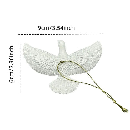 1/2/4 Weihnachtsdekorationen im Taubenstil – Freundschaftstauben – Kreative Dekorationen für Weihnachtsfeiern und Veranstaltungsorte