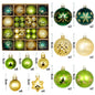 44Pcs 3/6CM Weihnachten Ball – Weihnachtsbaum Dekoration Ornamente für Wohnkultur, Halloween, Neujahr, Navidad Anhänger & Ball Zubehör