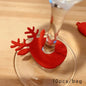 Weihnachten Wein Glas Dekorationen Santa Claus Schneemann Elch Wein Tasse Ring Neue Jahr Weihnachten Party Hause Tisch Dekoration Weihnachten Geschenke