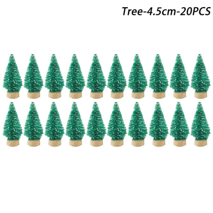 Mini-Weihnachtsmütze & Mini-Schal – Rot/Grün – Festliche Deko zum Aufhängen, für DIY, Lutscherflaschen, Fingerhüte & Weihnachtsfeiern