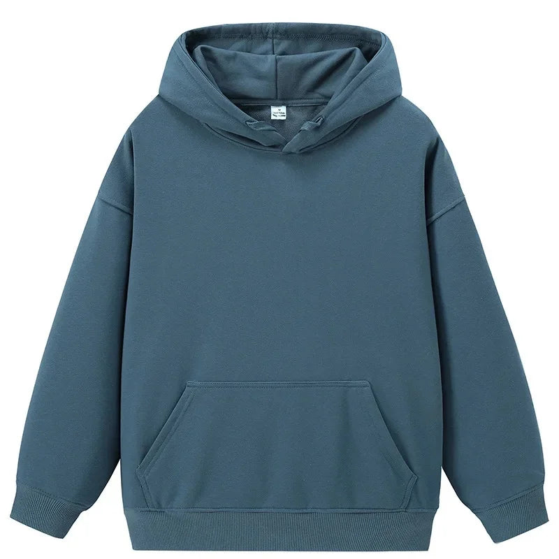 Loose Fit Hoodie Sweatshirt 45 Cotton Couples Matching Unisex Autumn Colors for Men And Women Restaurant Casual Wear