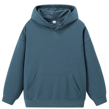 Loose Fit Hoodie Sweatshirt 45 Cotton Couples Matching Unisex Autumn Colors for Men And Women Restaurant Casual Wear