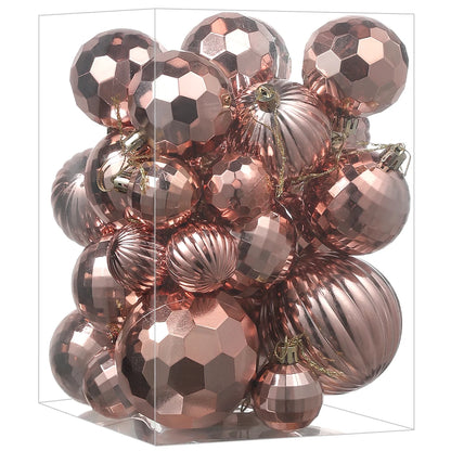 24/30 Stück 6CM Weihnachten Kugeln Dekoration – Weihnachtsbaum Ornamente Ball Anhänger für Haus & Zimmer Dekor  Neujahr Navidad