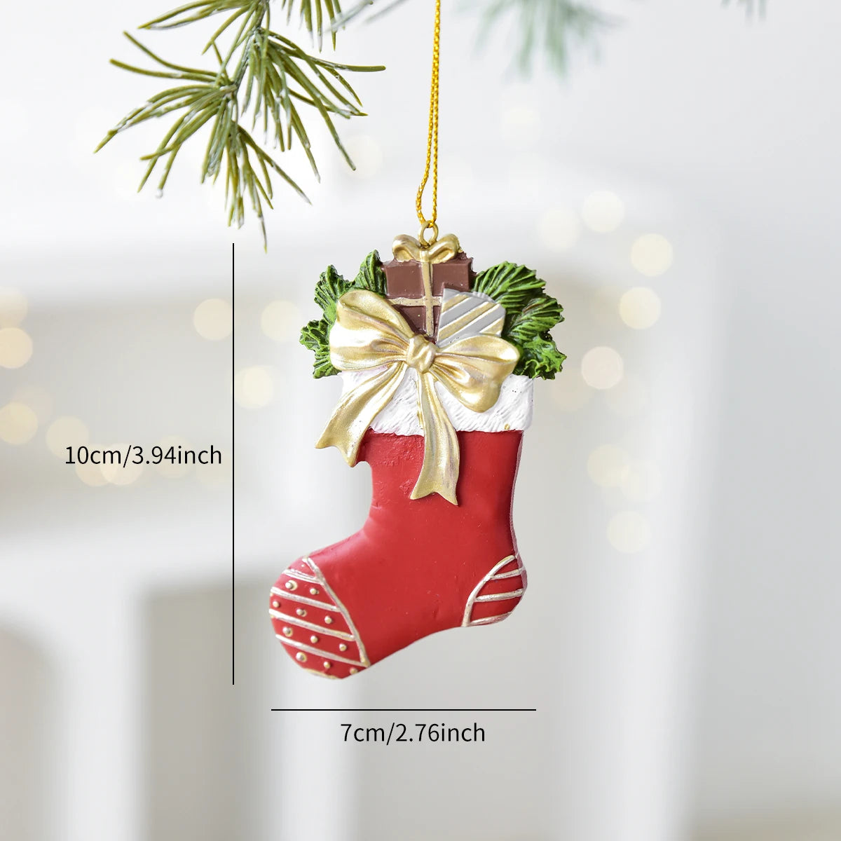 1 weihnachtlicher Schaukelpferdekranz aus Kunstharz, dekorativer Anhänger für Fensterdekorationen für den Innenbereich, festliche Party-Ornamente