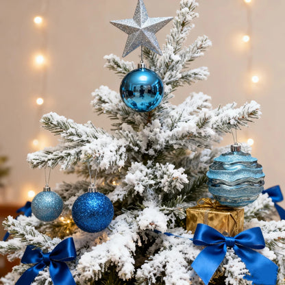 3 Stück 15 cm Weihnachtskugeln – dekorative bunte Ornamente für Einkaufszentren & Hotels – festliche Weihnachtsdekorationen